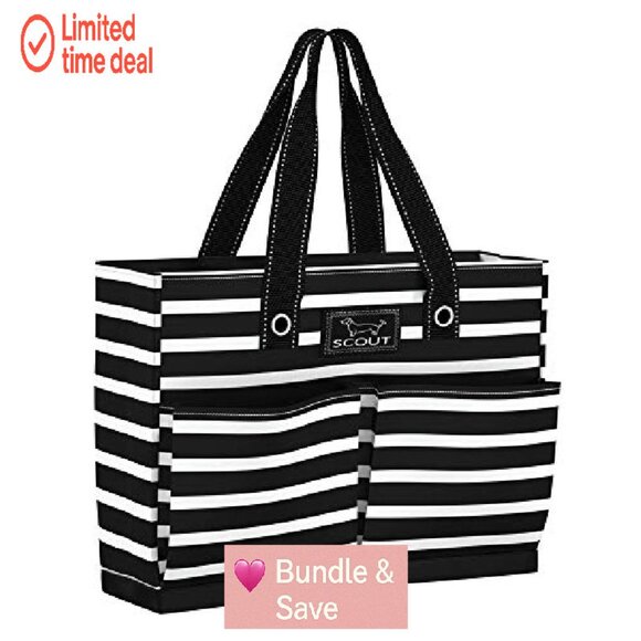 Medium Tote Bag with 5 Pockets, Breakaway Zipper, Slim Style for Women - Picture 2 of 7